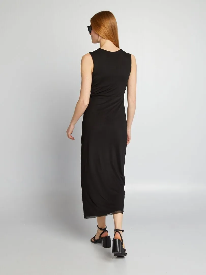 VESTIDO LARGO ULTRAELáSTICO  NEGRO