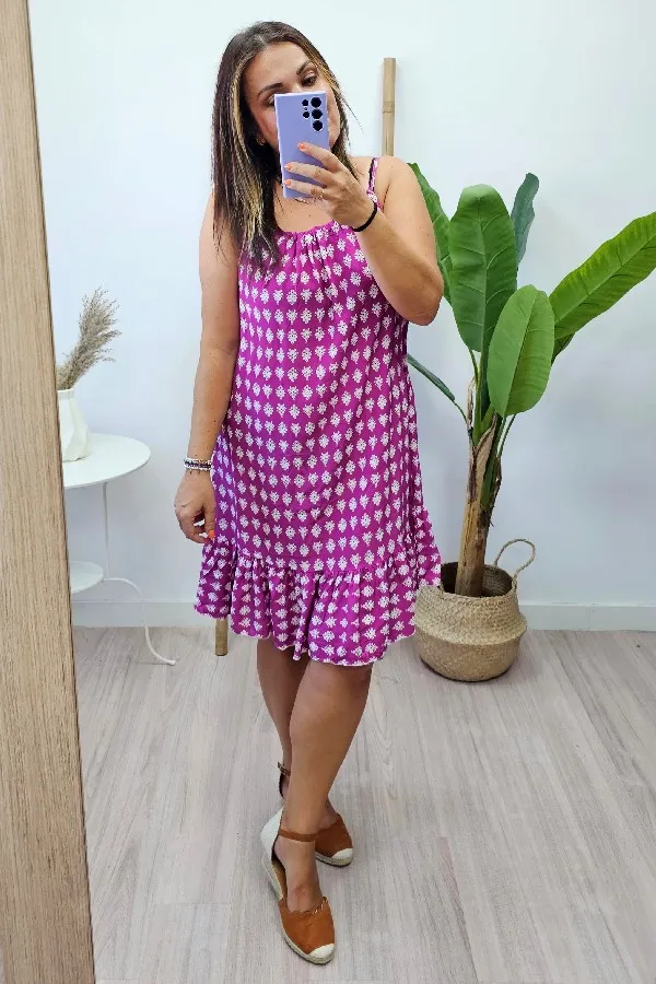 Vestido Lina Buganvilla