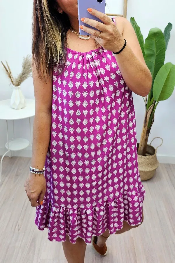 Vestido Lina Buganvilla