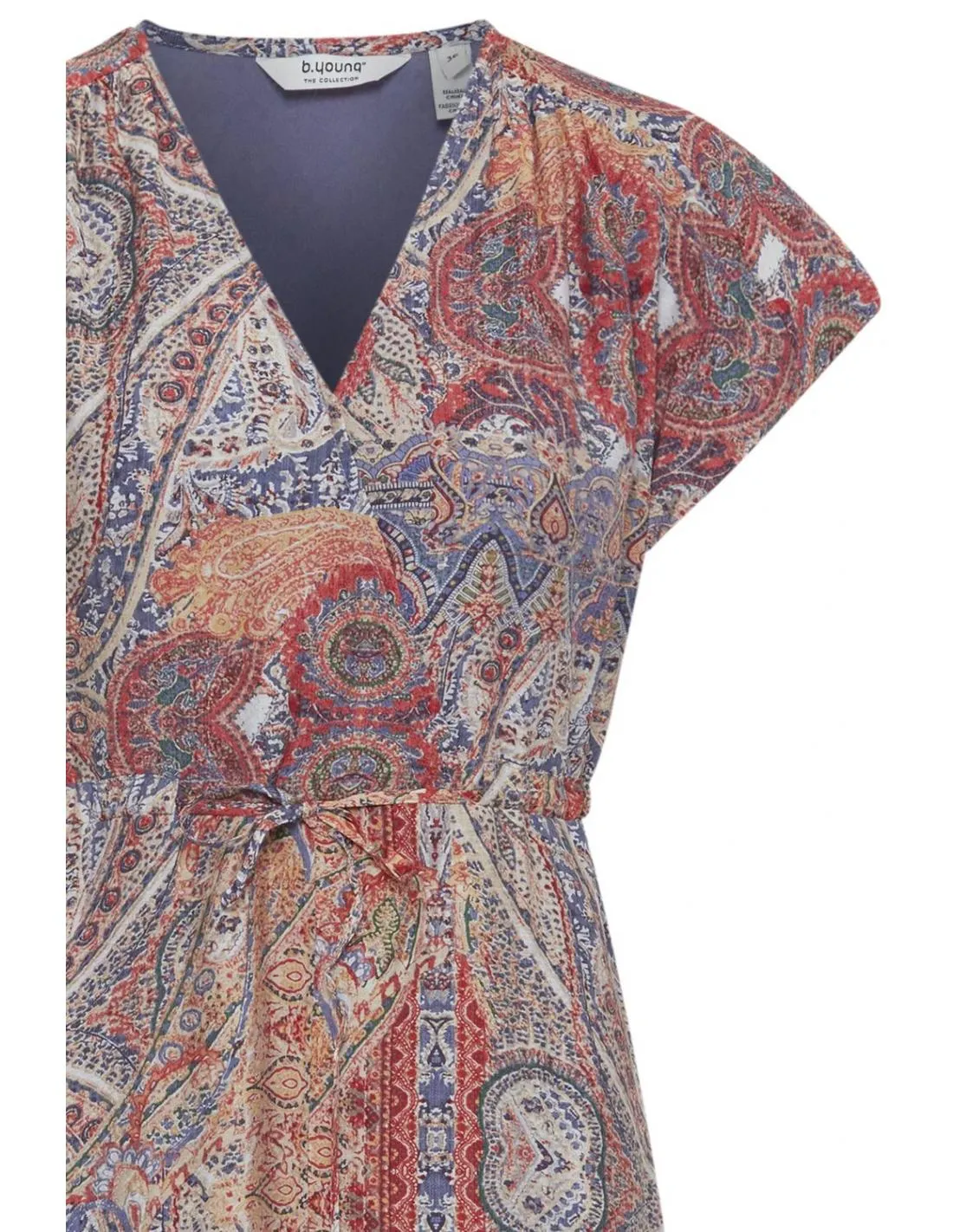 VESTIDO MIDI ESTAMPADO BOHO B.YOUNG DALYN
