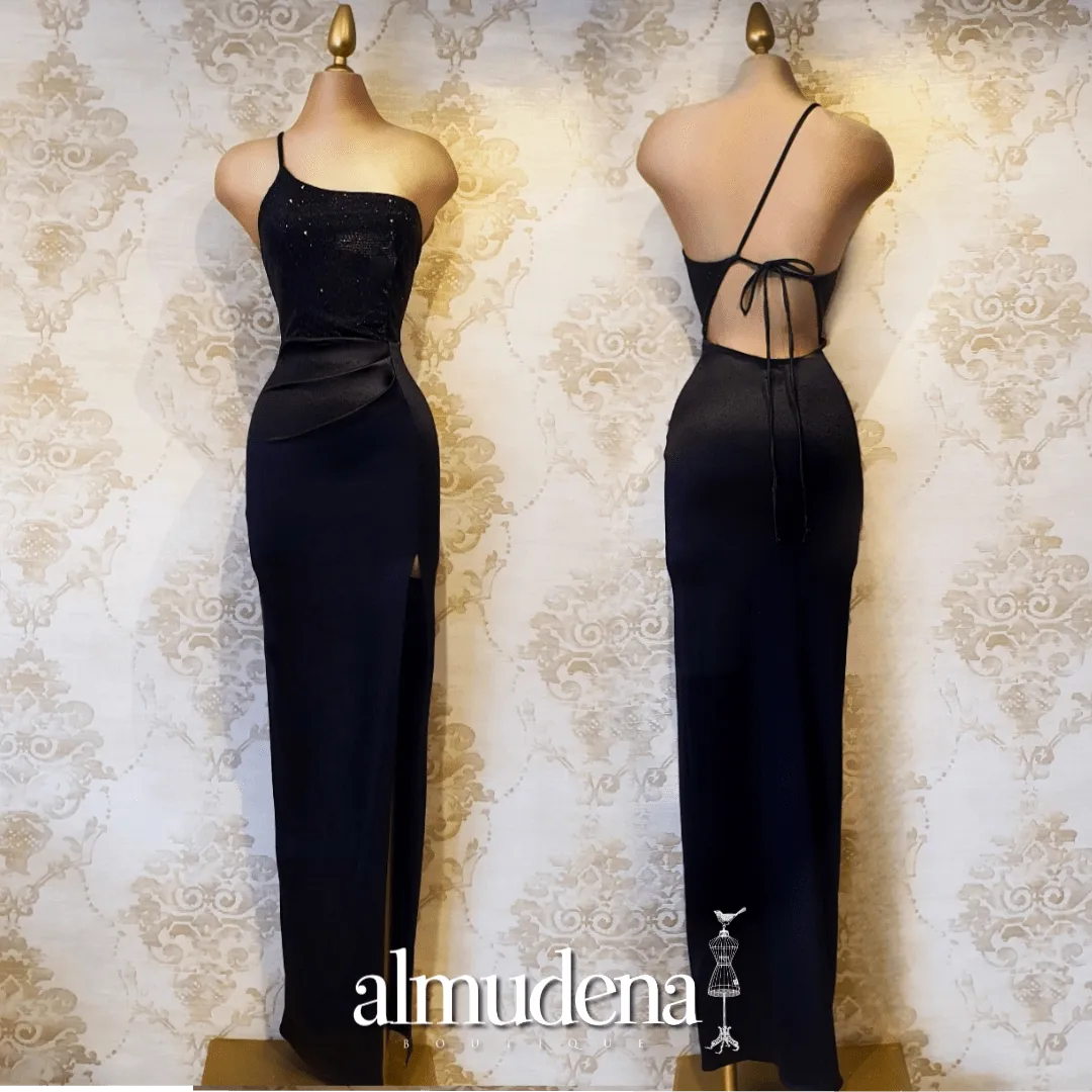 Vestido Negro Largo de Fiesta