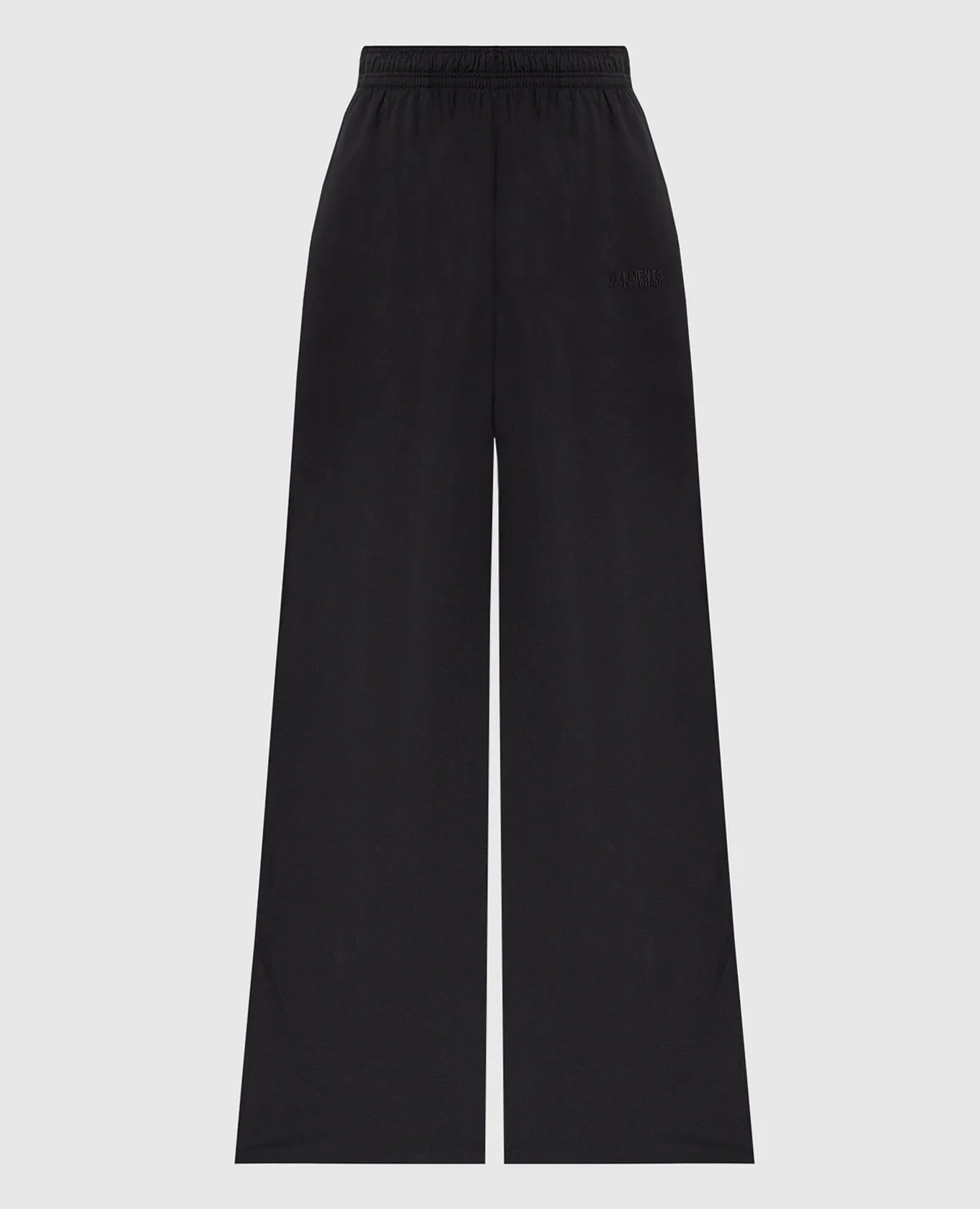 Vetements Black pants with logo