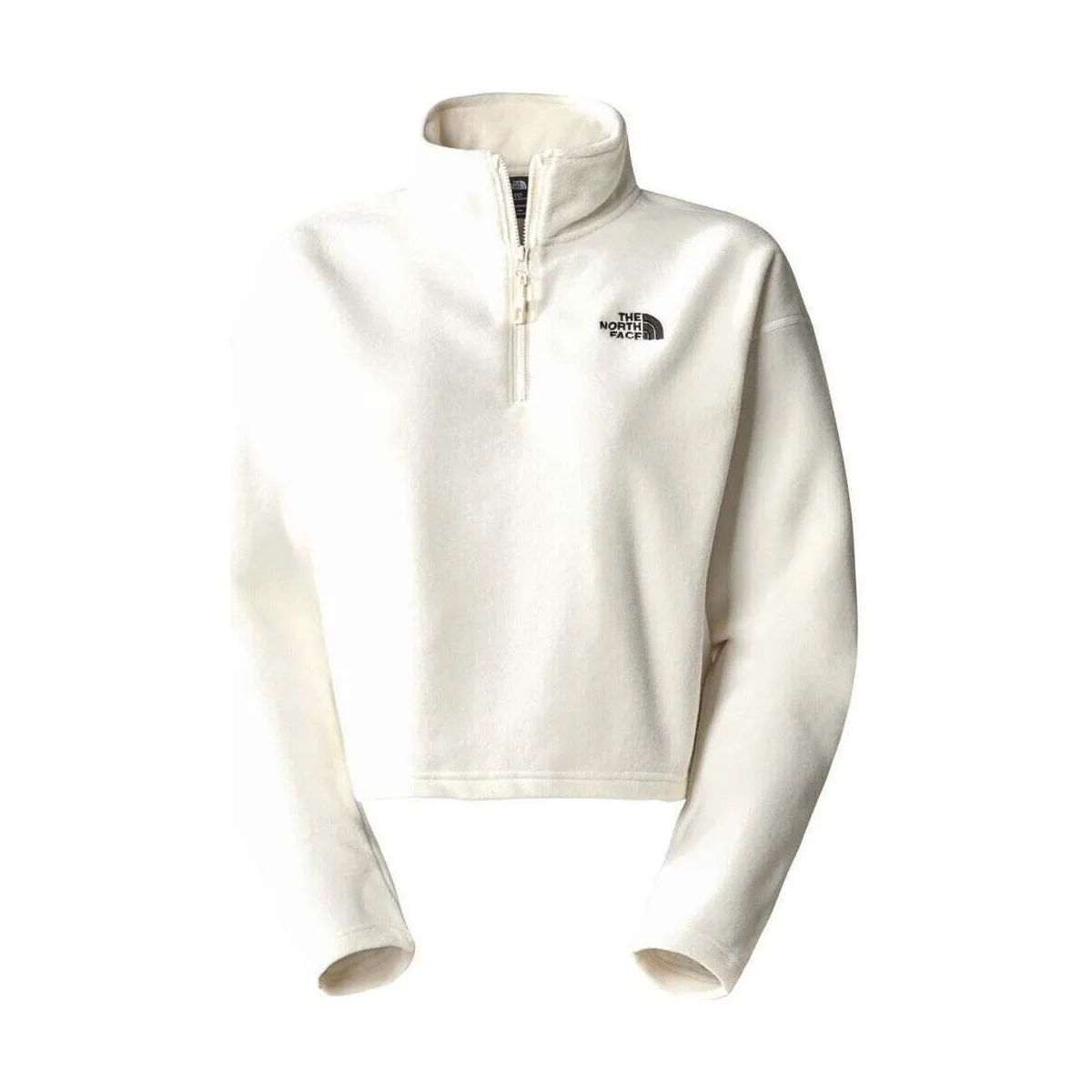 W 100 GLACIER CROPPED 1/4 ZIP