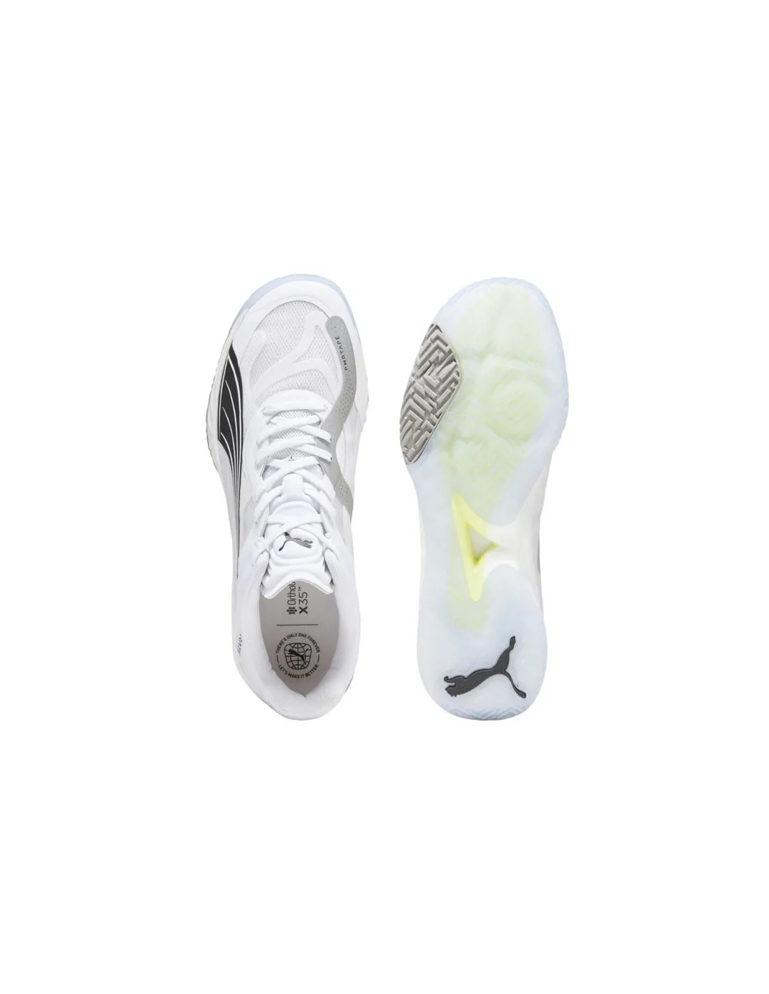 Zapatillas de balonmano Puma Accelerate NITRO QD Blanco