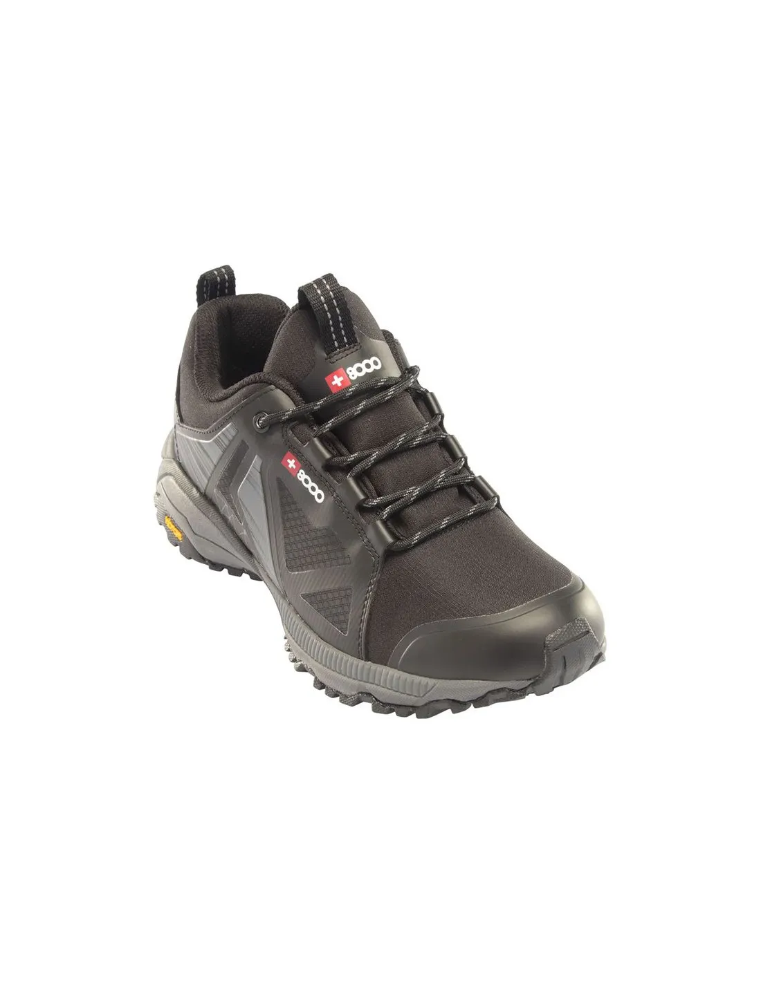 Zapatillas de Montaña +8000 Tabin 23V Negro/Gris Oscuro Hombre
