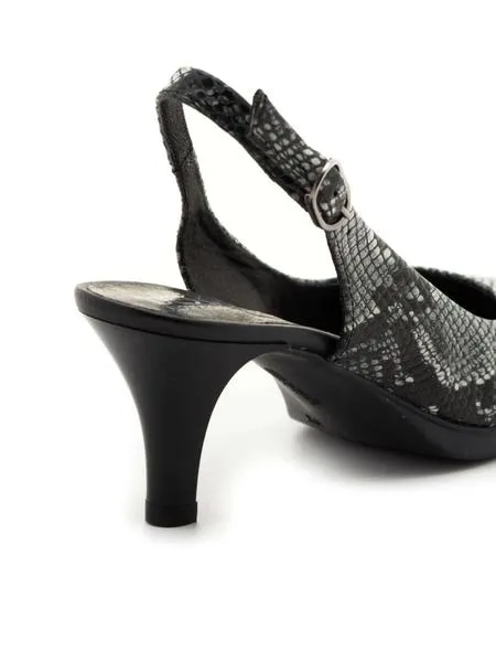 zapato desiree 91062l negro serpiente para mujer