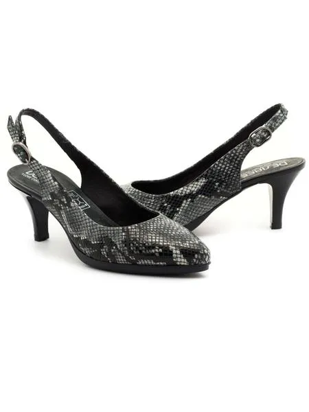 zapato desiree 91062l negro serpiente para mujer