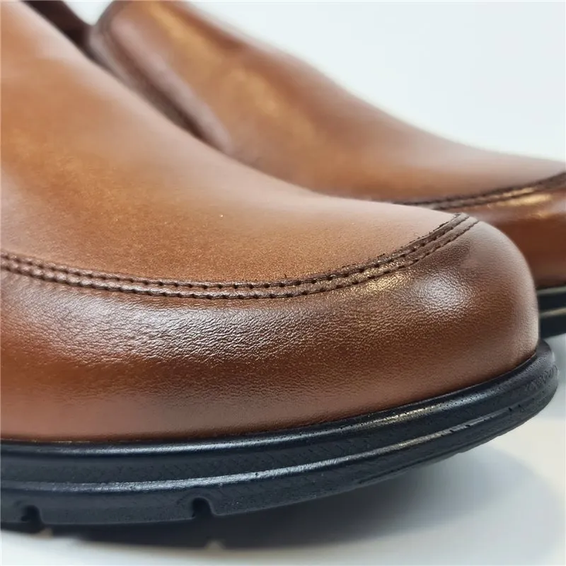 Zapatos Ancho Especial Hombre Mocasínes Piel Napa Plantilla Extraíble 1251 Cuero, de Éxodo
