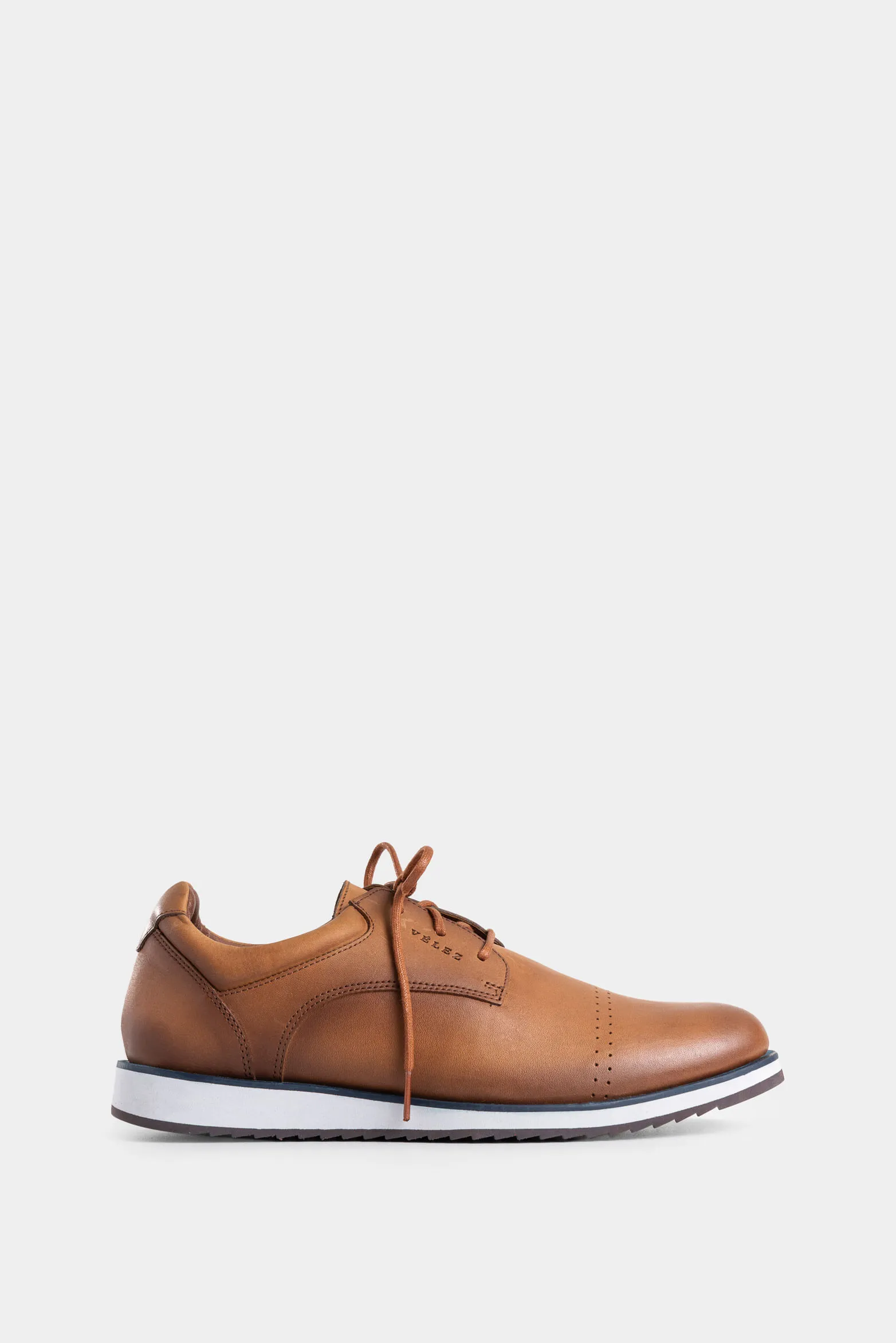 Zapatos cordón piero de cuero para hombre suela con apariencia deportiva