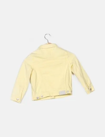 Zara Chaqueta denim amarilla
