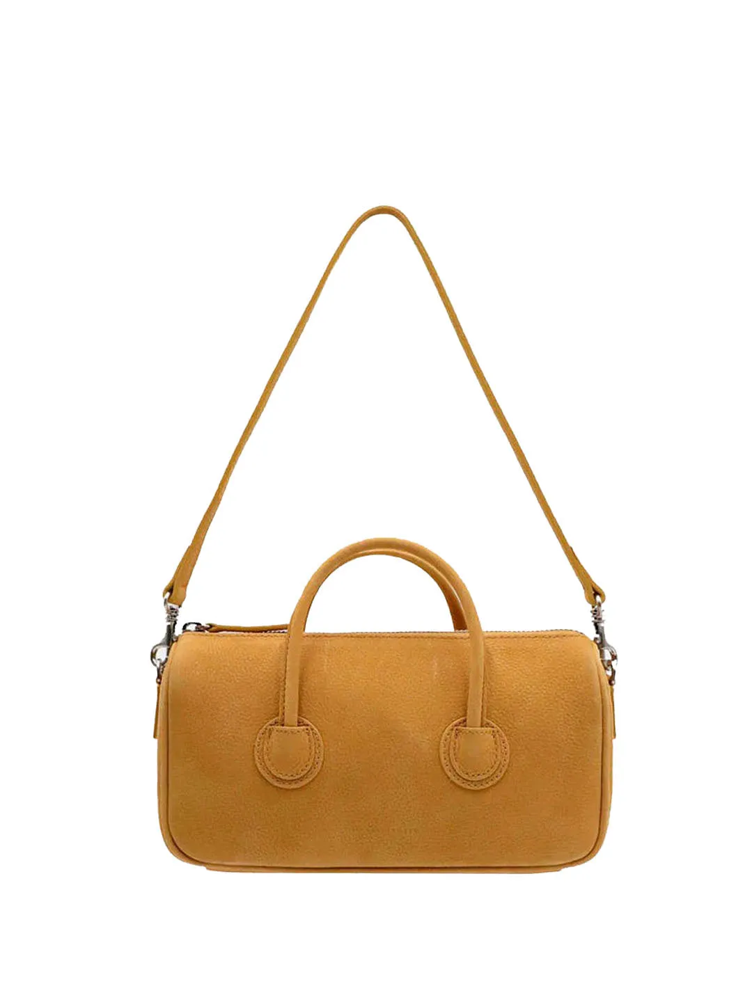 Zipper small caramel nubuck